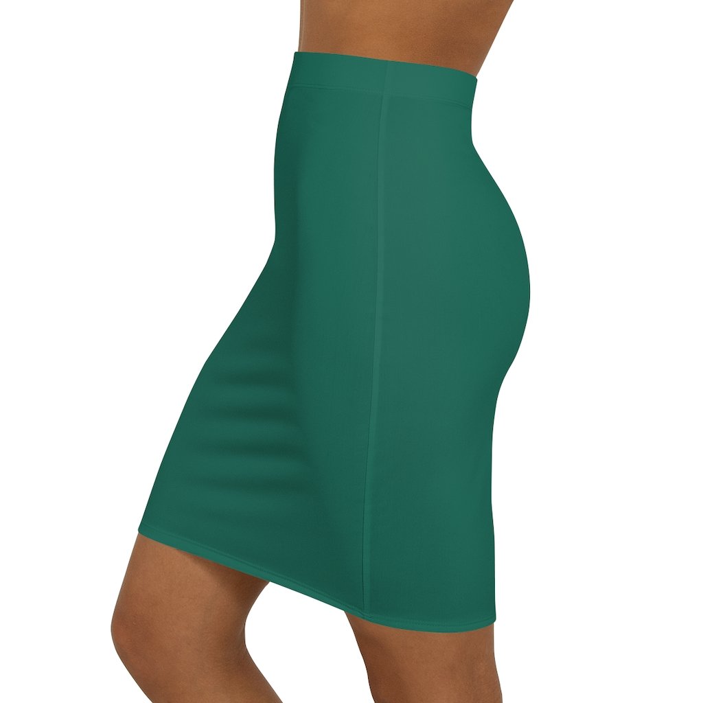 Womens Skirt, Teal Green Pencil Skirt