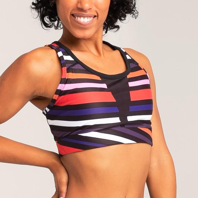 Aso-Oke Vibrant Sports Bra