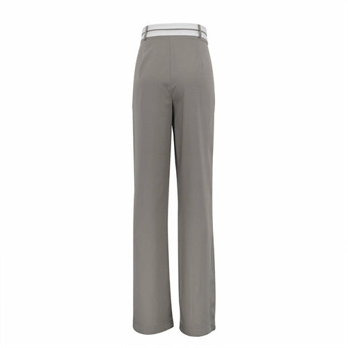 Women's Solid Color Fashionable Slim Fit Casual Pants