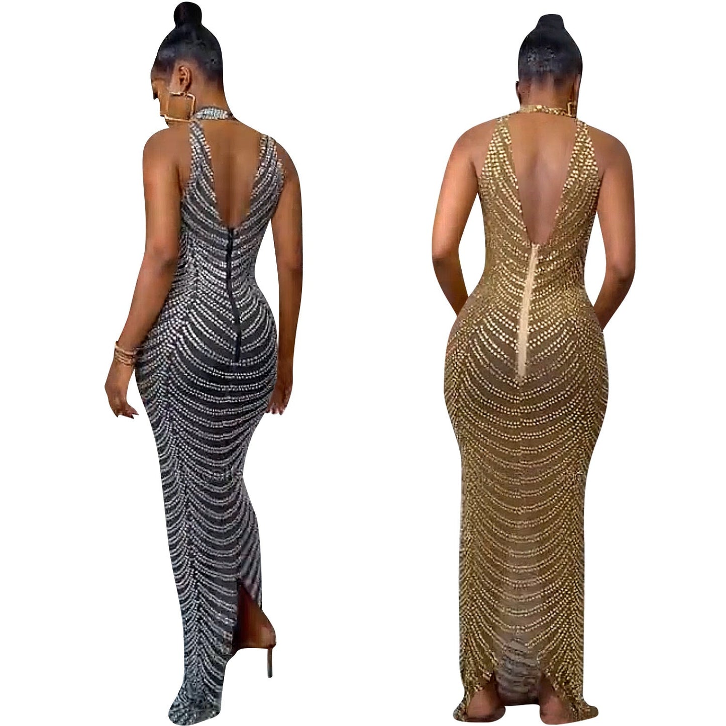 Sexy Backless Women Party Dress