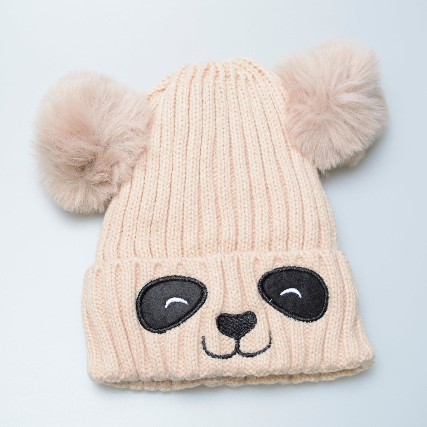 Cuddly Panda Pompom Hat