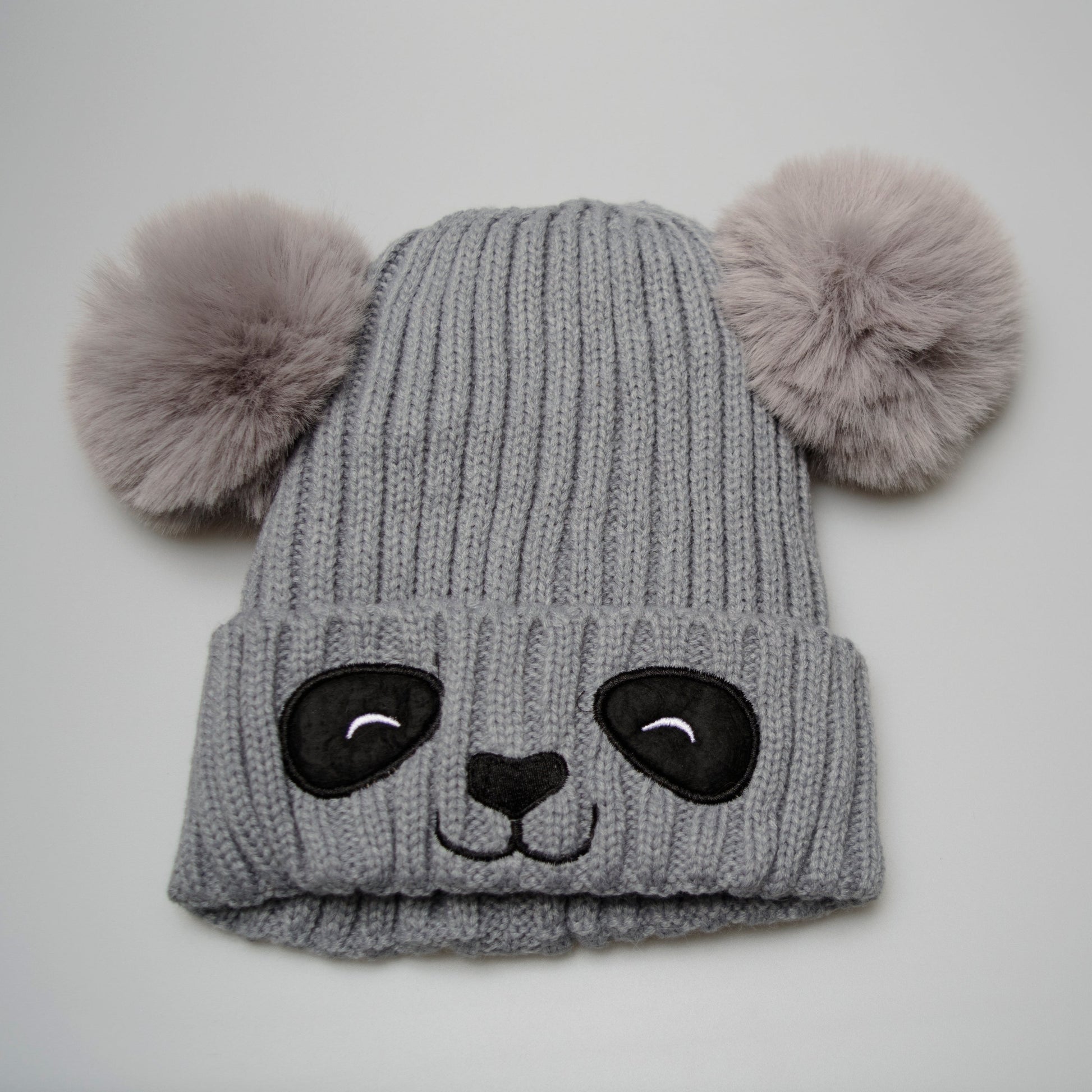 Cuddly Panda Pompom Hat