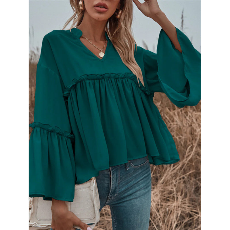 Spring Summer Loose Casual Blouse