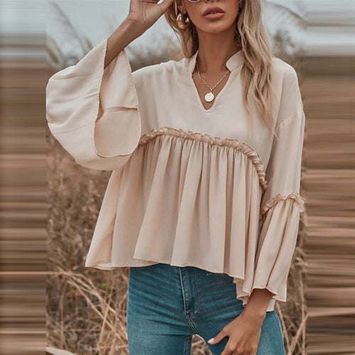 Spring Summer Loose Casual Blouse
