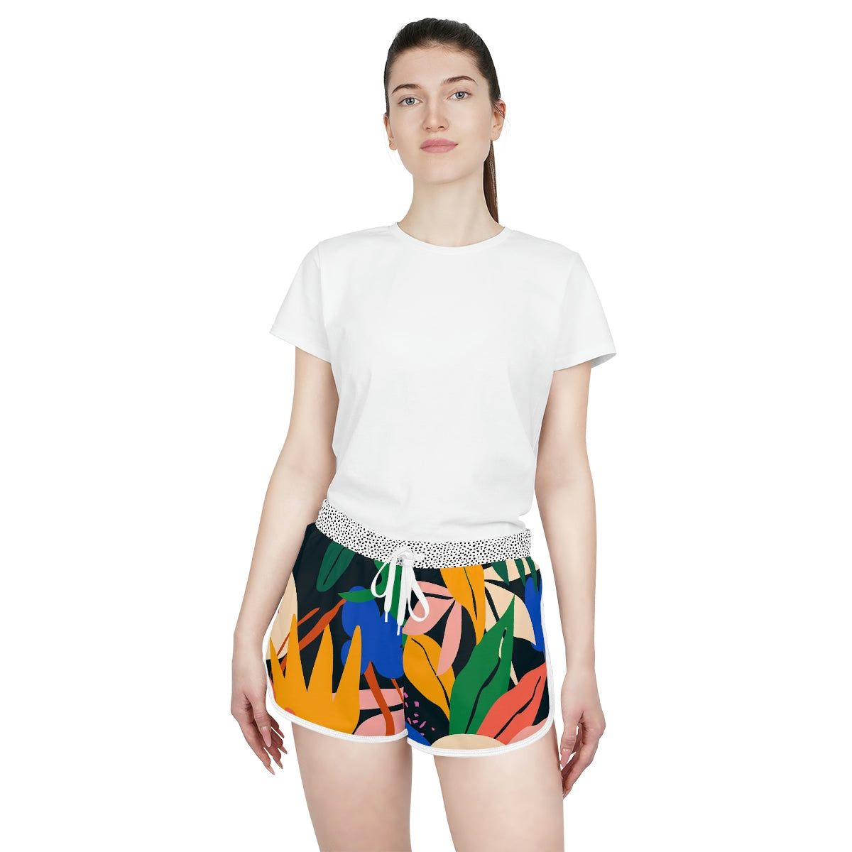 Women's Athletic Shorts - Botanical