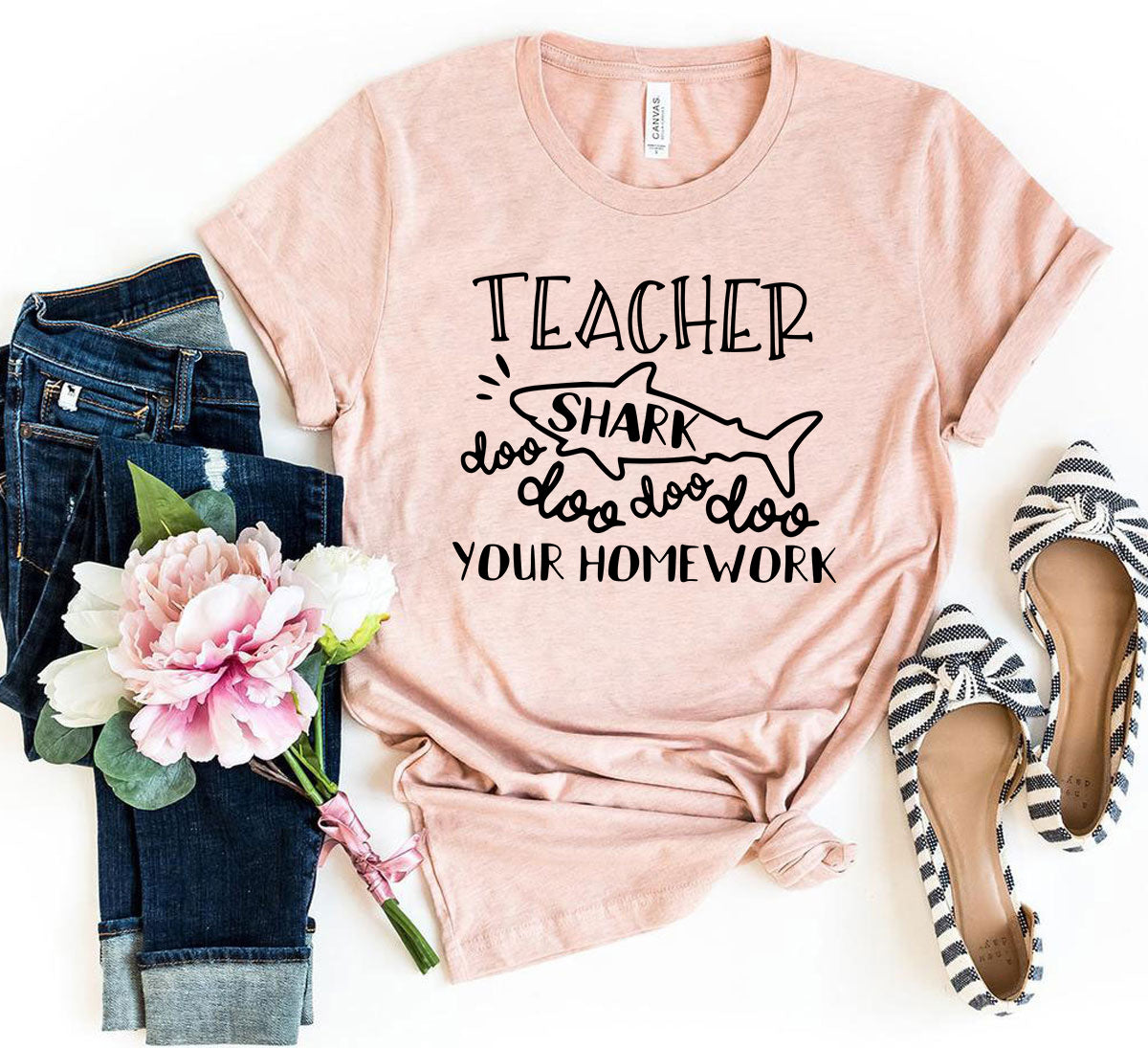 Teacher Shark Tshirt ~Doo Doo Your Homework